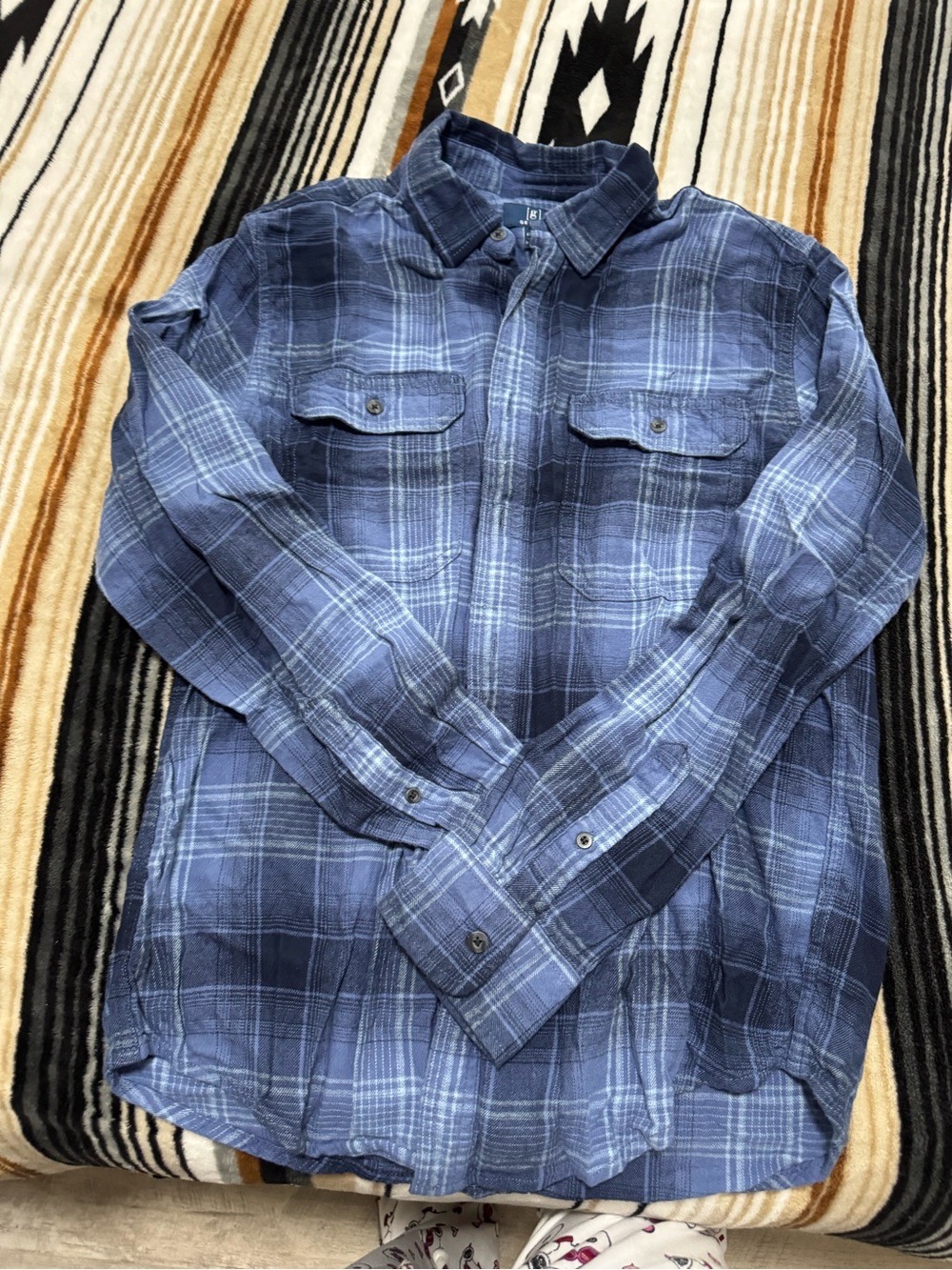 George Blue Plaid Button-Down